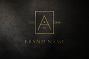 A letter MINIMAL VINTAGE LOGOS, a Branding & Logo Template by Hamed Studio (Thumbnail 4 of 7)