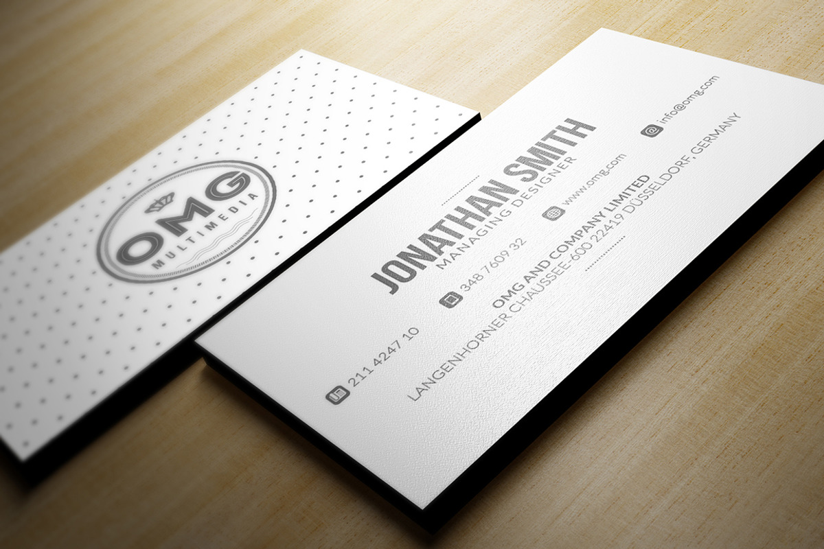Minimal White Business Card, a Business Card Template by Marvel (Photo 4 of 6)