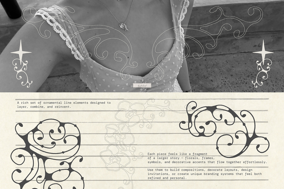 100 Coquette Lines Collection, an Object Graphic by Feelsoul (Photo 2 of 10)
