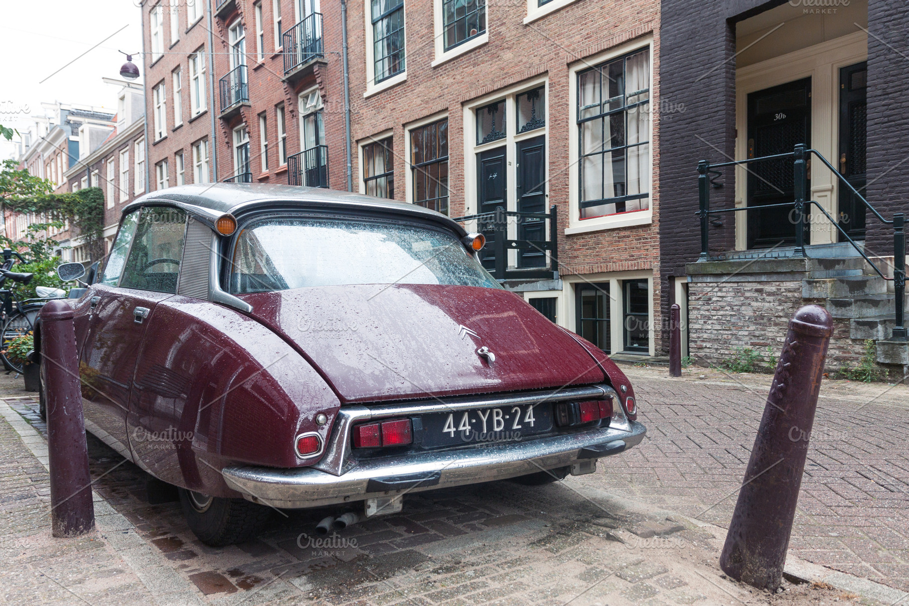 Retro vintage Citroen car, a Transportation Photo by BOOCYS