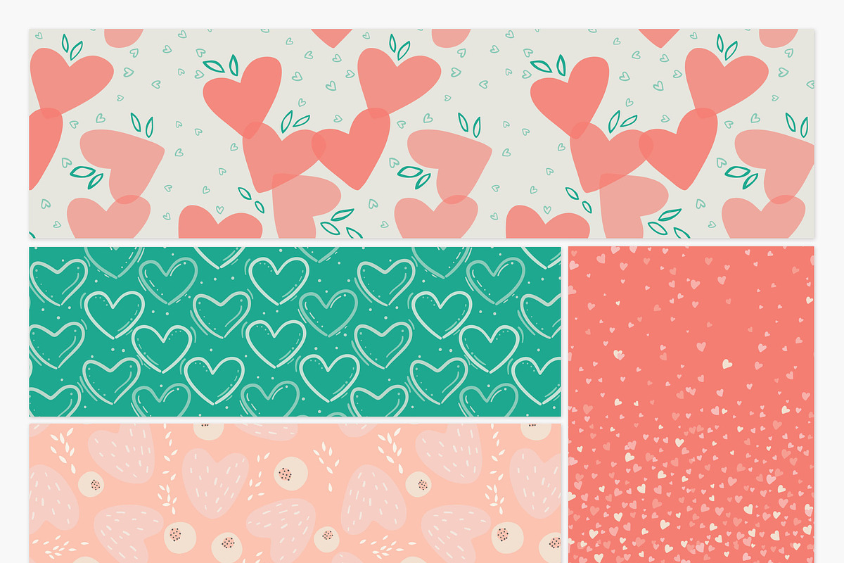 XOXO Seamless Patterns, a Pattern Graphic by 7th Avenue Designs