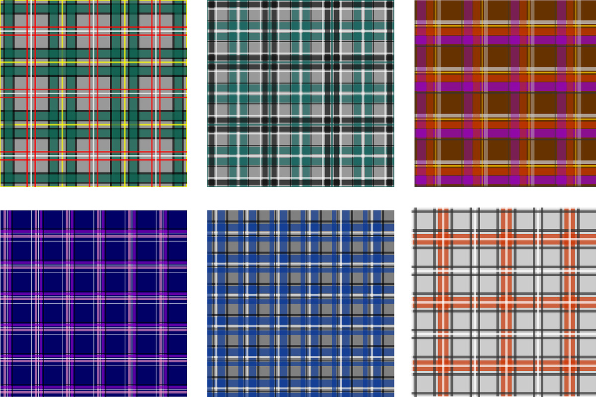 seamless plaid flannel pattern, a Pattern Graphic by Brainware Graphic (Photo 2 of 9)