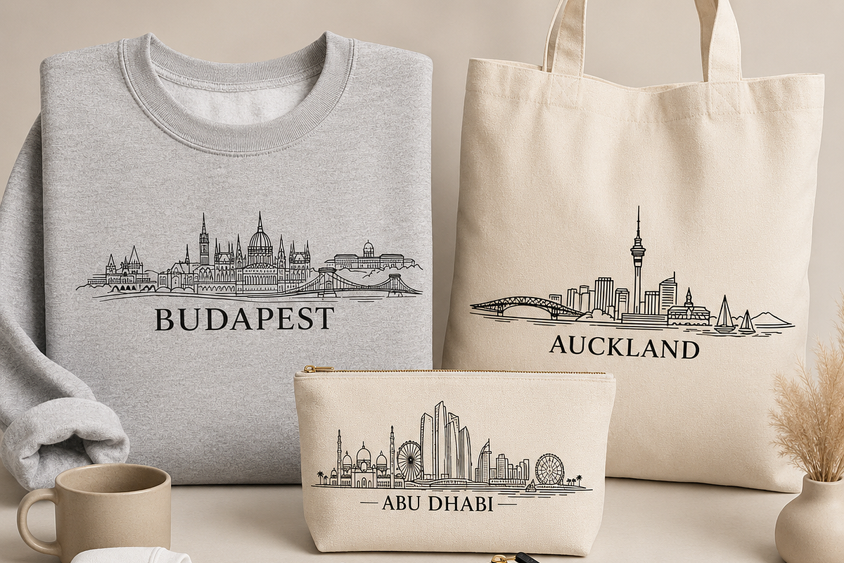 Famous City Names Line Art PNG, a Decorative Illustration by HeavensStar (Photo 7 of 8)