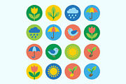 Colorful Circular Vector Icon Set, a Duotone Icon by FlyeredTemplate (Thumbnail 3 of 7)