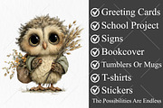 Whimsical Fall Autumn Animals PNG, a Seasonal Illustration by Canvas Craft (Thumbnail 3 of 10)