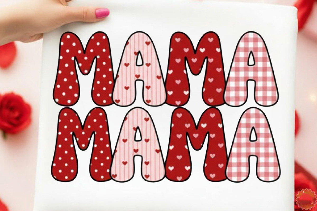 Valentine Day Mama Png, an Illustration by designcity5 (Photo 1 of 9)
