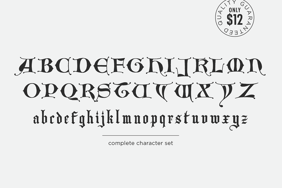 Anno Domini, a Handwritten Font by Doug Best Foundry (Photo 3 of 3)