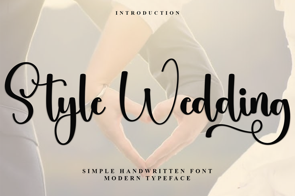 Style Wedding, a Handwritten Font by InermediaSTUDIO (Photo 1 of 8)