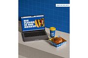 Fast Food Branding Scene Mockup, a Packaging Mockup by Mockthethics. (Thumbnail 4 of 13)