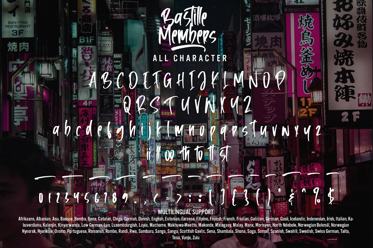 Bastille Members - Cool Brusher Font, a Handwritten Font by Arendxstudio (Photo 7 of 7)