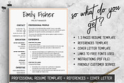 Resume Template / Instant Download, a Resume Template by LevelUpResume (Thumbnail 3 of 5)