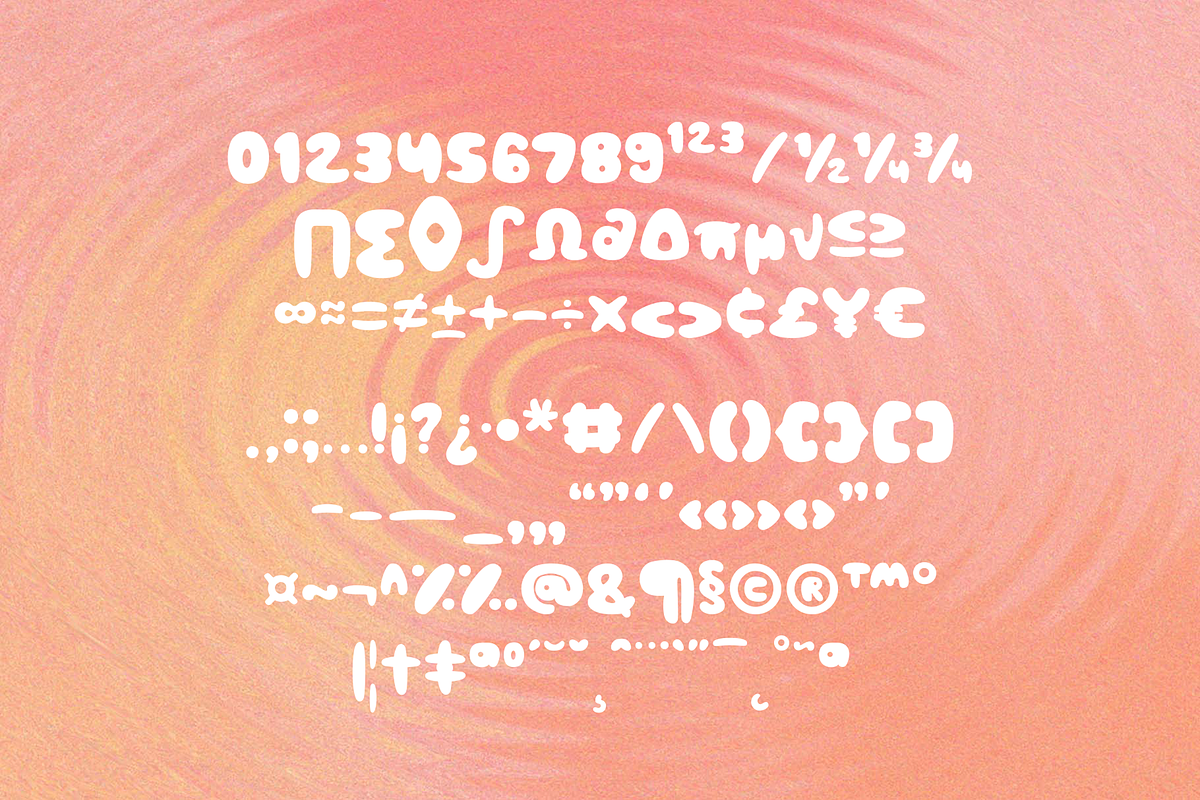 Chubby Bubble | Playful Display Font, a Handwritten Font by Limonum.Studio (Photo 4 of 12)