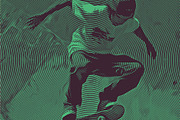 Circular Halftone Pattern Photoshop, a Layer Style Add-On by LESZ Design (Thumbnail 2 of 6)