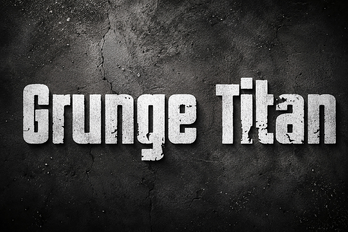 Grunge Titan, a Serif Font by Wow Magic (Photo 1 of 5)