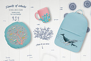 Family of whales, an Animal Illustration by Isbela  (Thumbnail 4 of 6)