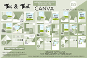 Canva Social Media Templates, a Templates & Theme by Studio Kitsch (Thumbnail 1 of 9)