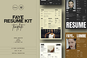FAYE | Resume Kit, a Resume Template by SparkPro (Thumbnail 1 of 7)