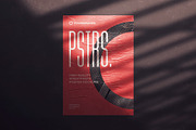 50 poster mockup bundle glued paper, an Advertising Mockup by FoundImages (Thumbnail 14 of 55)