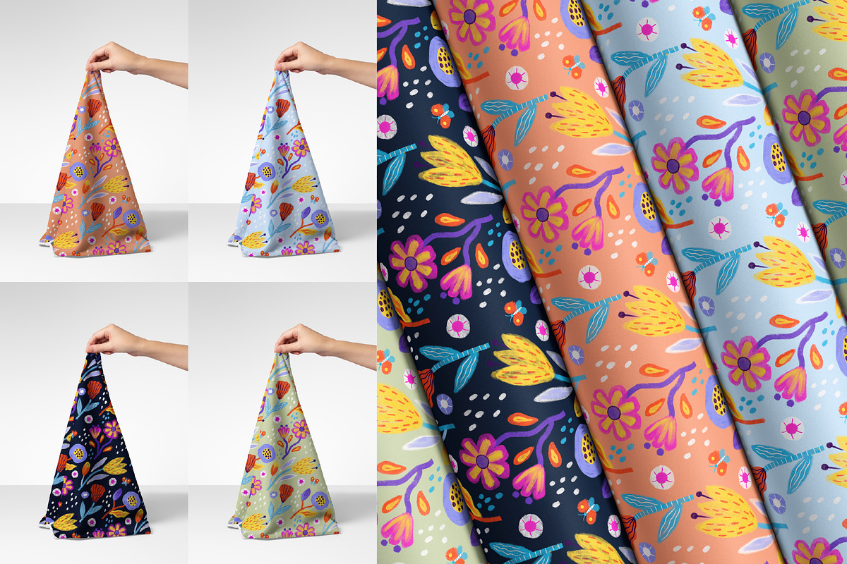 Floral Burst - Seamless Pattern, a Pattern Graphic by Alona Savchuk (Photo 8 of 12)