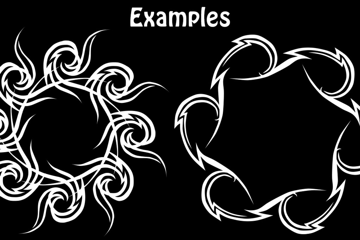 99 Tattoo Snowflake Shapes, a Shape Add-On by xresch (Photo 4 of 5)