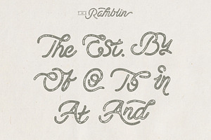 Ramblin Font Duo 15% OFF