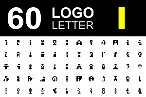 Set of letter I logo
