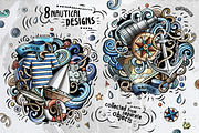 Nautical Cartoon Doodle Pack, a Decorative Illustration by BALABOLKA (Thumbnail 7 of 10)