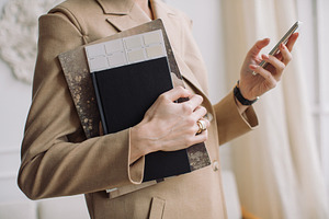 Female entrepreneur working, a Business Photo by Nina Stock Photos