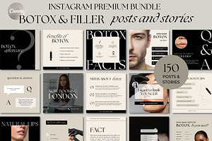 Botox & Fillers Canva Templates