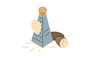 Cutting and grating vegetables set, a Food Illustration by Good Studio (Thumbnail 3 of 10)