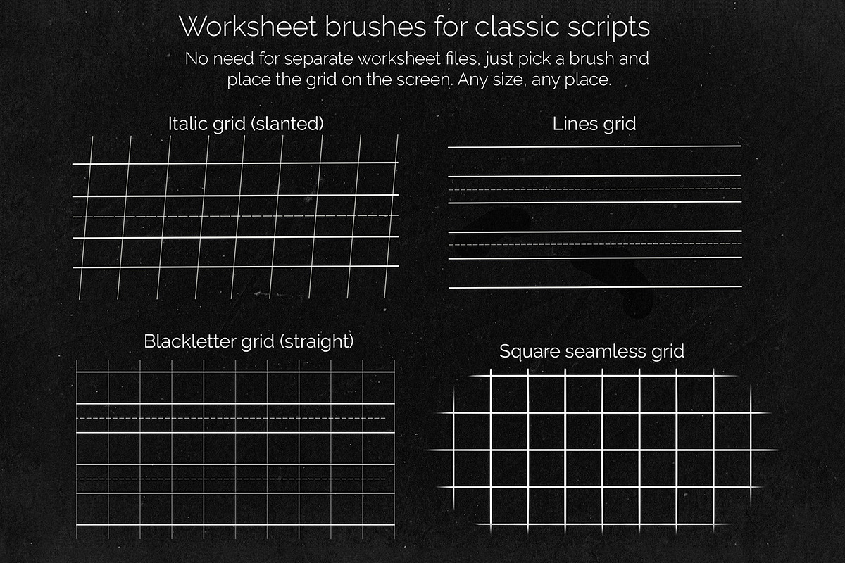 Calligraphy Procreate Brushes, a Brush Add-On by ZenLettering (Photo 9 of 16)