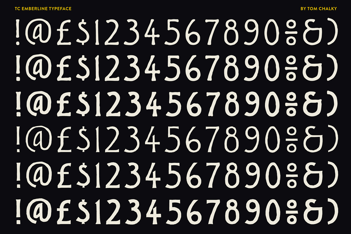 Emberline - A Witchy Display Font, a Handwritten Font by Tom Chalky (Photo 9 of 9)