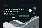 Figma Architecture Firm Landing Page, a Landing Page Template by Musara (Thumbnail 3 of 6)