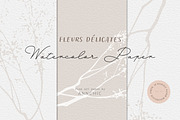BUNDLE Floral watercolor paper, a Texture Illustration by Anna Sokol (Thumbnail 23 of 71)