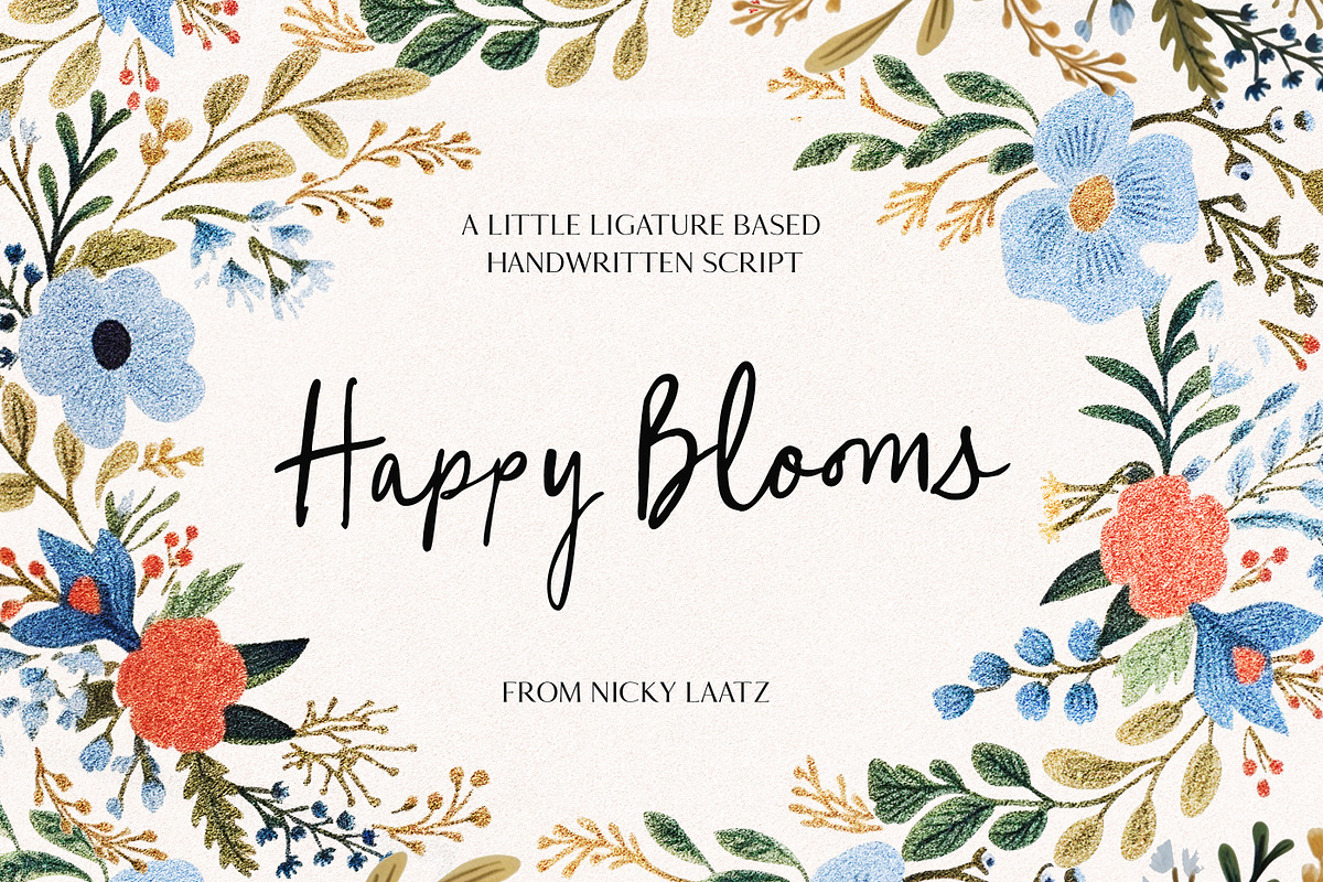 Happy Blooms Script