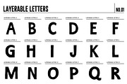 90 Hand Drawn Letters for Procreate, a Brush Add-On by Quiver Supply Co. (Thumbnail 6 of 11)
