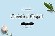 Christina Abigail -Casual Serif Font, a Serif Font by sereneowl (Thumbnail 4 of 4)