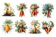 Easter spring carrot clipart, an Illustration by Designworld (Thumbnail 5 of 5)