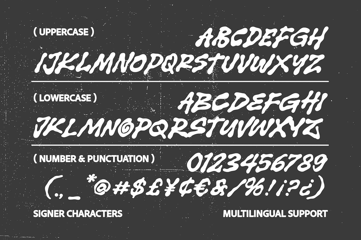 Signer a Liquid Display Typeface, a Handwritten Font by Blankids Studio (Photo 10 of 10)