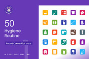 Hygiene Routine Filled Round Corner, an Icon by IconBunny (Thumbnail 1 of 2)