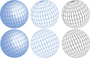 Simply Wire Frame Globes, a Graphic by Lindsay Hartwell (Thumbnail 2 of 2)