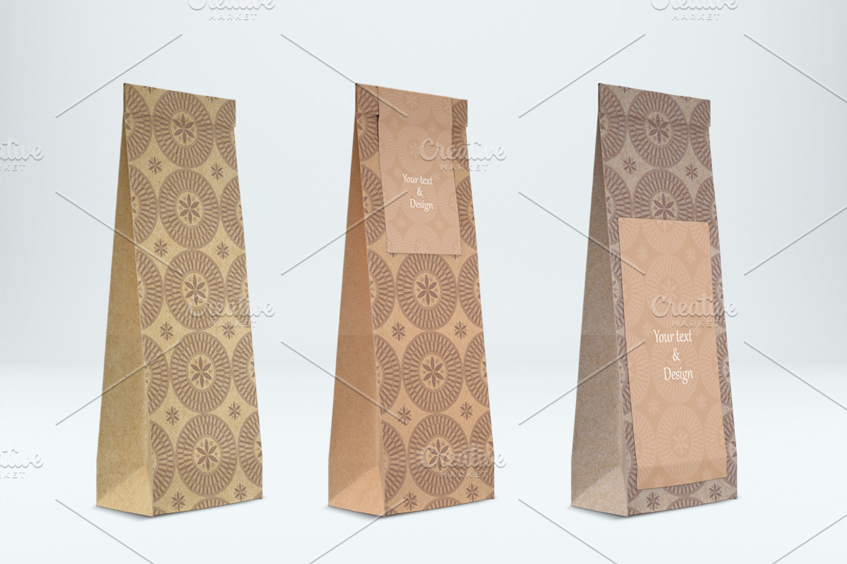 Craft pouch mockup. PSD mockup., a Packaging Mockup by NatalyaZelenova (Photo 5 of 5)