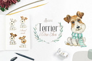 Puppy Paws 6. Watercolor Collection, an Illustration by OctopusArtis (Thumbnail 6 of 11)