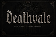 Deathvale, a Blackletter Font by Wow Magic (Thumbnail 1 of 4)