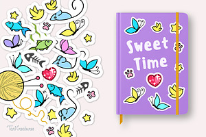 Sweet Time Sticker Pack