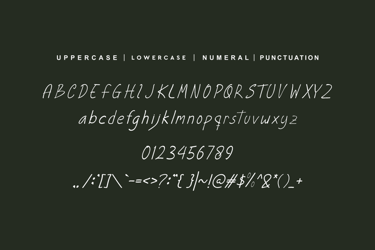 Christtrend Sweet Font, a Handwritten Font by QR Design Studio (Photo 5 of 6)