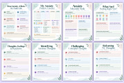 Anxiety Support Workbook | Calming, a Stationery Template by Mustafiz (Thumbnail 3 of 4)