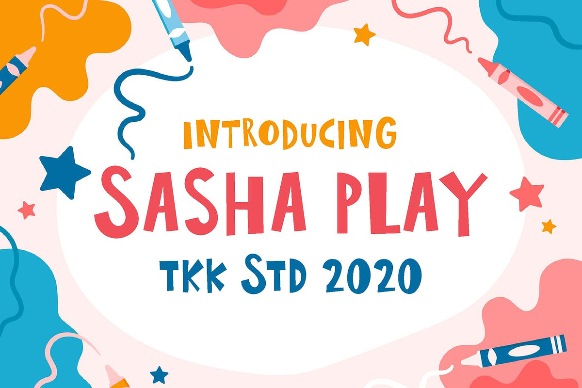 Sasha Play - Cute Font, a Sans Serif Font by tokokoo (Photo 4 of 11)