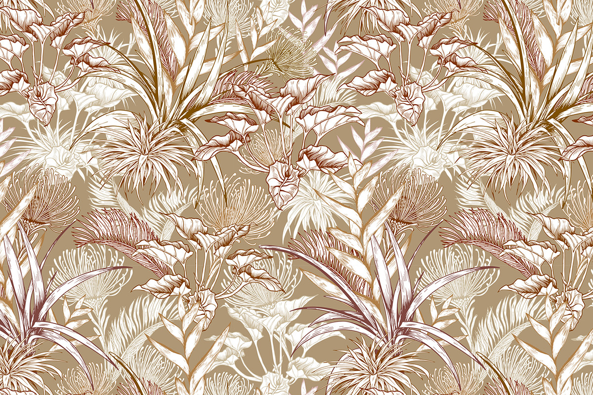 Tropical Pattern Collection, a Decorative Illustration by Jeanna Draw (Photo 1 of 12)