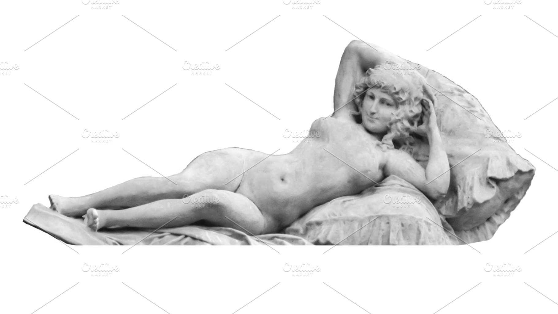 Stone sculpture nude art, a Photo by DanFLCreativo